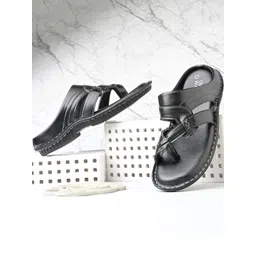 GWALK Men Black Comfort Sandals-picture-33