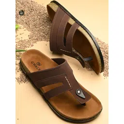 GWALK Men Brown Sandals-picture-34