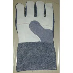 GWS Palm Leather  Jeans Hand Gloves Black & White-picture-33