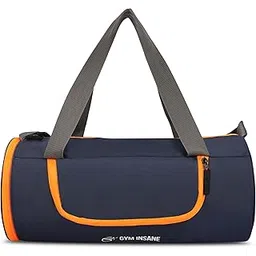 gym insane Navy Breeze 21 L Polyester Duffle Bag – Sports Travel Bag with Shoe Compartment |Waterproof Workout Unisex Gym Bag with Adjustable Strap |Training Tote for Men & Women| L Color - Navy Blue-picture-49