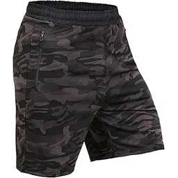 GYMIFIC Fitness Men's Camouflage Running Shorts for Gym Workout-picture-41