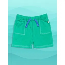H By Hamleys Boys Green High-Rise Pure Cotton Shorts-picture-35