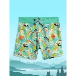 H By Hamleys Boys Multicoloured Printed Pure Cotton Shorts-picture-49