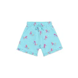 H by Hamleys Kids Blue Printed Shorts-picture-28