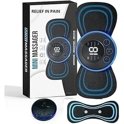 H9 New Trending Full Body Mini Butterfly TENS Massager With 8 Modes, 19 Levels Electric Rechargeable Portable EMS Patch For Shoulder, Neck, Arms, Legs, Neck, Men/Women Modal No, Multicolour-picture-22