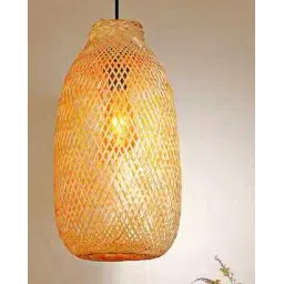 habere india Bamboo Pendant Hanging Lampshade with Bulb-picture-30