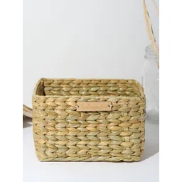 HABERE INDIA Beige Bamboo Reusable Multi-Utility Organiser-picture-36