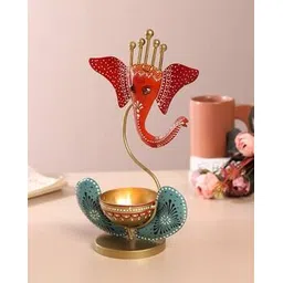 habere india Lord Ganesha Idol Tea Light Holder-picture-34