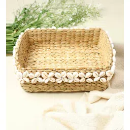 habereindia Beige Natural Fibre Basket-picture-14