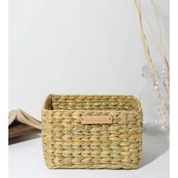 habereindia Beige Natural Fibre Fruit Storage basket-picture-36