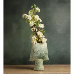 habereindia Ceramic Vases For Home Decor,Flower Pot For Living Room (Small: L7 X W3.5 X H9.8 Inches)-picture-20