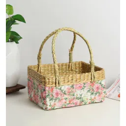 habereindia Seagrass Fruit Basket (Multicolor)-picture-32