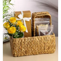 habereindia Storage Organizer For Clothes,Cupboard Organizer,Basket For Kitchen Storage (D02-Set Of 3: 1 Outer,2 Inner)-picture-27