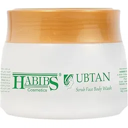 HABIBS COSMETICS Natural Ubtan Scrub For Face & Body Wash l Haldi for Glowing Skin l Dead Skin Remover Scrub | Skin Brightening Lightening For Men & Women-picture-41