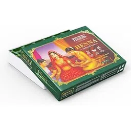 Habibs Orgamatics Natural Henna Mehndi Cones – Herbal Rajasthani Henna Paste with Eucalyptus oil, Dark Brown Color for Hands & Hair, Instant Bridal Dulhan Wedding Mehendi Box 1 x 12Qty-picture-13