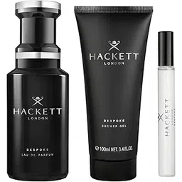 Hackett Bespoke Gift Set for Men (Eau de Parfum 100ml + Shower Gel 100ml + Pen Spray 10ml)-picture-34