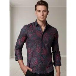 Hadar Men Classic Printed Casual Shirt-picture-24