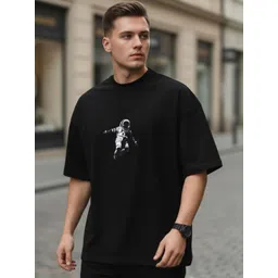 Hadar Men Printed Drop-Shoulder Sleeves T-shirt-picture-40
