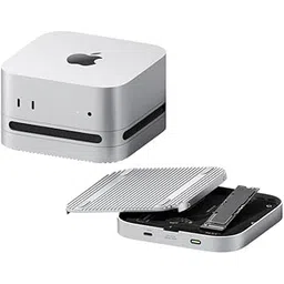 Hagibis 40Gbps M.2 NVMe SSD Enclosure for Mac mini M4/M4 Pro with Dustproof Stand, USB4 Solid State Drive Case with Aluminum Heat Sink for Thunderbolt 5/4/3/USB4/3.2/3.1-image-7