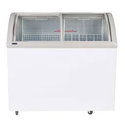 Haier 300 L Double Door Non Convertible Flat Glass Top Deep Freezer HFC-300GM5 image 1