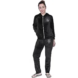 hainah Velvet Suit Tracksuit for Women | Solid Winter Dress for Women Track Suit Hood with Pajama Set Women Winter Wear-picture-40