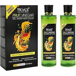 Hair Color Gel with Fruit Vinegar – 10-Min Quick Hair Dye for Men & Women | Natural, Long-Lasting Black Hair Color | No Drip, Mess-Free Gel Hair Dye (500ml × 2)-picture-51