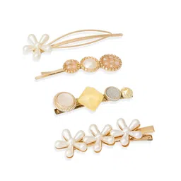 hair drama co. HAIR DRAMA COMPANY Girls Set of 4 Embellished Bobby Pins-picture-25