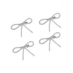 HAIR DRAMA CO. Women Set of 4 Embellished Alligator Hair Clip-picture-34