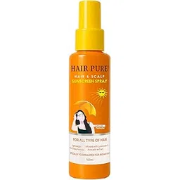 Hair Pure Hair & Scalp Sunscreen Spray for Women & Men – UVA/UVB Protection for All Hair Types – Lightweight, Non-Greasy Formula with Lavender & Avocado Extract | Sunscreen Protector Spray – 100ml-picture-27