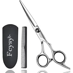 Haircut Scissors for Hair Cutting, Fcysy Professional 6 Inches Hair Scissors Barber Shears, Haircutting Scissor Beard Scissors Hair cutting Scissors with Comb, Salon Hair Shears for Men Women Pet-picture-23