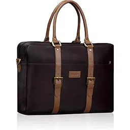 haish Laptop Bag Imported Leather Office Bag, Fits Up to 15.6 Inch Laptop/MacBook, Shoulder Bag with Trolley Strap (Luxore)-picture-31