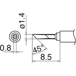 Hakko Soldering Iron Tip KN Type For FM-2032, T30-KN-image-31
