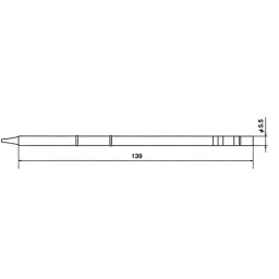 Hakko Soldering Iron Tip T12-1005 Tunnel 9.5 × 13.2 For FM-2025, T12-1005 image 1