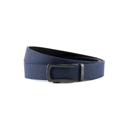 Halden Blue Woven Casual Belt With Classic Black Glossy Buckle-picture-47