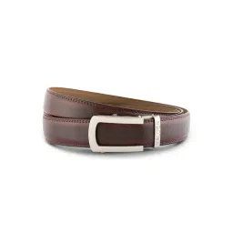Halden Brown Burley Formal Belt With Classic Pearl Buckle-picture-27