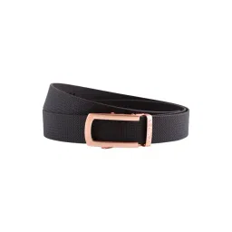 Halden Brown Weave Woven Casual Belt With Classic Black Glossy Buckle-picture-44