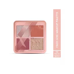 Half N Half Face Luxe Makeup palette - 02 Hot & Spice - 28g-image-5