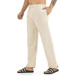 hallucination Pure Cotton Pyjama for Men, Soft Eco-Friendly One Size for Waist 28 to 34 inches, Casual Lounge Wear Pure Cotton Pajama Pant-picture-41