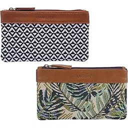 Hamelin Multi Purpose Pouch for Men & Women | Stationary, Makeup, Medicine, Essentials & Travel Pouch| Travel Organizer | Vegan Leather Purse | Green Maple & Orca | Pack of 2| Ideal Mother's Day Gift-picture-15