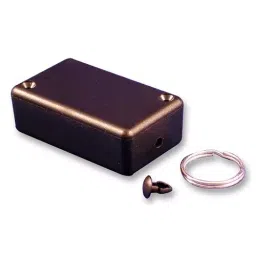 HAMMOND Plastic Enclosures ENCLOSURE, ABS, BLACK, W/KEYRING, 1551HRBK-picture-18