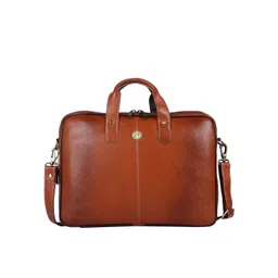 HAMMONDS FLYCATCHER Men Brown Leather Laptop Bag-picture-22