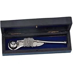 Hampton Nautical K-236-CH 3Xglass-101 Chrome Boatswain (Bosun) Whistle 5 Inchwith black Rosewood Box- Nautical Whistle- Chrome Boatswain Whistle-picture-21