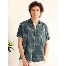 HAMPTONS Floral Cotton Printed Casual Shirt-picture-41
