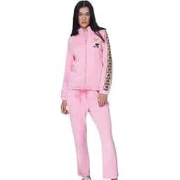 hamster London Teddy Printed Classic Tracksuit Set | Jacket and Lower Set For Women-picture-51
