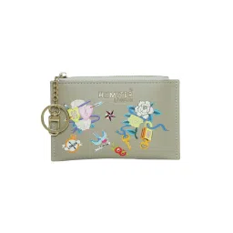 Hamster London Millionaire Victoria Card Case with Zip Grey (S)-picture-22