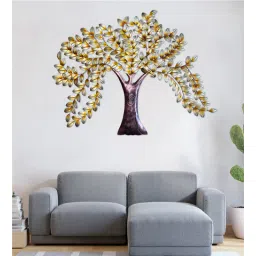 Nano Tree Gold Metal Wall Art by Hanable India-picture-32