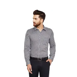 Hancock Black Slim Fit Check Shirt-picture-33