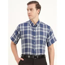 Hancock Blue & White Checks Shirt-picture-19