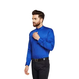 Hancock Blue Slim Fit Shirt image 3