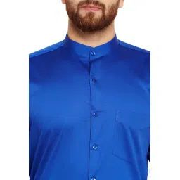 Hancock Blue Slim Fit Shirt image 4